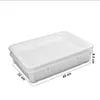 Bakningsverktyg Pizzathome Pizza Dough Proofing Box Stapble Commercial Quality Tray med Covers Container Plastic Tray