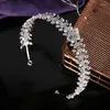 Haarspeldjes Tiara's En Kroon HADIYANA Temperament Vrouwen Bruids Accessoires Lady Party Haarband Zirkoon BC5838 Princesa