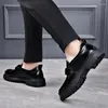 Dress Shoes Business Casual Leather Men's Genuine Feet Wide High Feel Spring Autumn One Foot Big Toe High-end Wedding Groom's