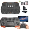 Teclados Teclados Plus Mini 2.4G Teclado Sem Fio Fly Air Mouse Touchpad para TV R231109