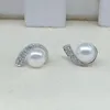 Stud Earrings Sinya 925 Sterling Silver Earring With Grade Freshwater Pearl Classic Style Fine Jewelry For Women Christmas Gift