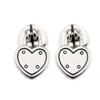 Stud Earrings Love Locks 2023 Trend For Women BrincoS 925 Sterling Silver Jewelry DIY Orecchini Oorbellen