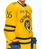 Custom Quinnipiac College Hockey Jersey Ethan de Jong Jacob Quillan Zach Metsa Jake Johnson Sam Lipkin Collin Graf Jayden Lee Skyler Brind'amour Iivari Rasanen