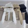 Chaqueta De Plumas Para Mujer Parka De Diseñador De Invierno Parka Con Patrón De Rayas Impreso Para Mujer Ropa De Pareja De Invierno Abrigo Cálido Superior Grueso Para Parejas Abrigo Multicolor