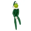 Poupée Grinch de noël 30cm, jouet en peluche monstre aux cheveux verts, décorations pour la maison, ornement elfe, pendentif, cadeau d'anniversaire pour enfants, nouvelle collection