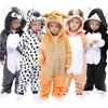 Pyjama Kigurumi Overalls Onesie Kids Eenhoorn Pyjama Voor Kinderen Dier Cartoon Deken Dwarsliggers Babykostuum Winter Jongen Meisje Jumspuit 231108