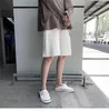 Men's Shorts Male Texture Pleated Ice Silk Summer Loose Large Size Casual Solid Color Elastic Waist Sport Five-point Short Pants