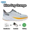 Bondi 디자이너 Hoka 운동화 Clifton 8 9 충격 무료 사람들 Lanc de Blanc Fiesta Summer Song Song hoka One Sneakers Hokas 트레이너 조깅