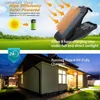 أضواء الجدار الشمسي LED LED Solar LED Street Clip-On Motion Motion Sensing Light IP65 Light Camping Light For Fence Deck Camping Tent Patio Q231109