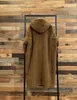 جمل Mmax Teddy Bear Alpaca Fur Xlong Coats with Hoodt Women Winter Wart Warm Coatger