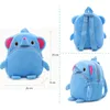 Zaino personalizzato ricamato carino piccolo bambino bambini personalizzato qualsiasi nome peluche animale cartone animato mini borsa per bambini per ragazza ragazzo