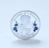 Artes e artesanato Commonwealth Princesa Diana Silver Comemoration Coin com diamante