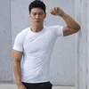 T-shirts pour hommes T-shirt de course à séchage rapide Fitness Tight T-shirts à manches courtes Hommes Compression Sport Shirt Gym Tops