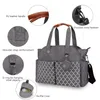 Storage Bags Nursing Handbag Geometric Nipple Bag Portable Tote Travel Backpack For Mum Dad