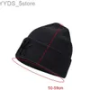 Bonnet/Crâne Casquettes Mode Style Coréen Automne et Hiver Lettre Broderie Couleur Unie Chaud Unisexe Tricoté Chapeaux Hommes Femmes Sport De Plein Air Casquette De Ski YQ231108