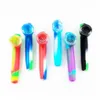 Pipes à fumer Innovant Colorf Sile Pyrex Épais Verre Poche Mini Style Filtre Sn Trou Bol Portable Herbe Sèche Tabac Cigarette Hol Otlib