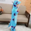 Pyjamas Mike et Sullivan Monster Kigurumi Combinaison pour enfants Enfants Onesies Pyjamas Cosplay Costume Vêtements pour Halloween CarnivalL231109