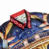 23SS NIEUWE CASABLANCA Designer Shirt Men and Women Original Product Racecourse Dice Plate Silk Silk Silk Casual Shirts