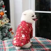 Vêtements pour chiens Vêtements de chien de Noël Vêtements d'hiver chauds pour animaux de compagnie Sweat à capuche Petit grand chien Débardeur Chihuahua Bulldog Imprimer Vêtements pour chiens 231109