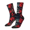 Herrensocken Hip Hop Lustige Vintage Frankenstein Horrorfilm Street Style Nahtlose Crew Socke Geschenkmuster Gedruckt