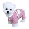 Vêtements pour chiens Vêtements pour animaux de compagnie Vêtements d'hiver Vêtements chauds Chiot Yorkshire Poméranie Bichon Caniche Schnauzer Manteau Tenue Vêtement