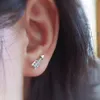 Orecchini a forma di freccia scintillanti per Pandora Orecchini in vero argento sterling da sposa di design Set di gioielli per le donne Regalo fidanzata Orecchini con diamanti CZ con scatola originale