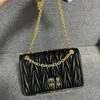 Luxurys Designers bags Shoulder Bag Mini miu Chain bag wrinkle handbags Pochette small square bag Cross body handbag Women Purses Card Holder Messenger Purse