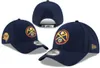 Denvers Nuggets Call Caps 2022-2023-24 للجنسين البيسبول قبعة Snapback Hat نهائيات الخزانة غرفة الخزانة 9fifty Sun Hat تطريز الربيع الصيفي قبعة الجملة بيني A7
