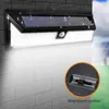 Solar Wall Lights Waterproof 54 LED Solar Light 2835 SMD White Solar Power Outdoor Garden Light PIR Motion Sensor Pathway Wall Lamp 3.7V Q231109