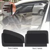 Car Sunshade Black Curtain Front Rear Magnetic Shield Side Window Visor