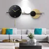 Zegary ścienne Nowoczesne minimalistyczne dekoracyjne zegar spersonalizowany domowy lekka luksusowa kreatywna moda i artystyczne