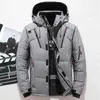 Hommes vers le bas Parkas veste d'hiver hommes décontracté blanc canard chaud manteaux à capuche vêtements d'extérieur coupe-vent épaissir 4XL abrigo hombre casaco 231109