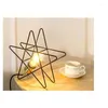 테이블 램프 거실 침실 침대 침대 옆에서 황금빛 별 연구 쓰기 책상 조명 E27 황동 램프 헤드