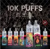 RandM Tornado 10000 Puffs Vape Pen Kits Einweg-E-Zigaretten, vorgefüllte Kartusche, LED-Licht, leuchtendes FUMOT