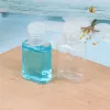 Bouteille en plastique PET de désinfectant pour les mains de 30ml, avec capuchon rabattable, bouteilles carrées pour Essence cosmétique, qualité supérieure