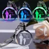 Keychains Bedanyards Day do Pai Presente K9 Cristal LED Chave -chave Tecla a laser GRANGELATIVO CHAVE COLATIONAL ANEL CHAVE PAI KECHANCHAIN ​​PARA PAPA TRINKET 230408