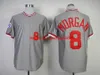 Maillots de baseball Maillot vintage 4 Brandon Phillips 13 Dave Concepcion5 Johnny Bench 8 Joe Morgan 11 Larkin