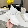 Kvinnor Stövlar Designer Suede Leather Ankle Snow Boot Thick-Soled Luxury Wool Sneakers Winter Warm Pun On Leather Shoe Non-Slip Cotton Boots