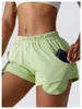 Lu Lu Yoga AL Shorts Mujer Verano Suelto Casual Deporte Limones Fitness Pantalones Playa Pantalones Cortos De Baile