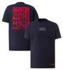F1 Team Racing Clothing Summer Short Sleeve T-shirt Stor storlek snabbtorkande fans Skjorta Anpassning