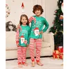 Familie Bijpassende Outfits 2024 Kerst Pyjama Set Volwassen Kinderen Dezelfde Kerst Nachtkleding Pyjama Moeder En Dochter Vader Zoon Kleding 231109