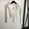 Sexy V Neck Knit Shirt Women Thin Breathable Blouse Fashion Designer Knitted Pullover Base Shirt