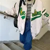 Kvinnors päls faux 2023 våren och hösten amerikansk retro baseball uniform för män kvinnor harajuku bf stil par jackor hip hop lossa toppar 231108