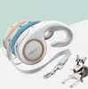 Produits populaires pour chiens de compagnie, vente en gros, avec corde de traction télescopique automatique, ceinture de traction pour chat et chien, corde de marche en plein air pour chien de 3m