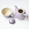 Frascos de quadril pequeno bule para uma pessoa, uso de porcelana, fabricação de chá, bebida requintada única, tamanho pequeno doméstico