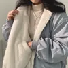 Kvinnors jackor koreansk stil plus sammet förtjockad på båda sidor för att bära lammull bomullskläder kvinnors kappa vinter huva jacka 231109