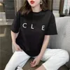 Kadın Artı Beden T-Shirt Tasarımcılar T-Shirt Moda Kadınlar Yeni alfabe baskı pimi sıkışmış Bel Kısa stil Kırpma Kısa Kollu Bayan üst elbise Tops Beyaz pembe Siyah