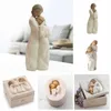 Objetos Decorativos Figuritas Figurilla De Mamá E Hijo Adorno Para El Hogar Artesanías De Resina Minimalistas Decoración De Escultura Para Papá Y Niños Regalo De Navidad De Mesa Para La Familia 231109