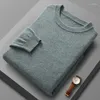 Men's Sweaters Autumn/Winter Sweater Pullover Round Neck Long Sleeve Wool Knit Slim Fit Korean Edition Versatile For BusinessLeisure2023