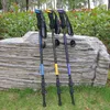 Ski Poles Retractable Cane Folding Walking Stick Trekking Ultralight Camping Equipment Accessories Nature Hike Ski Poles CA03 231109